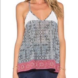 NWT Joie Leif Tank in Chambray and Orchid